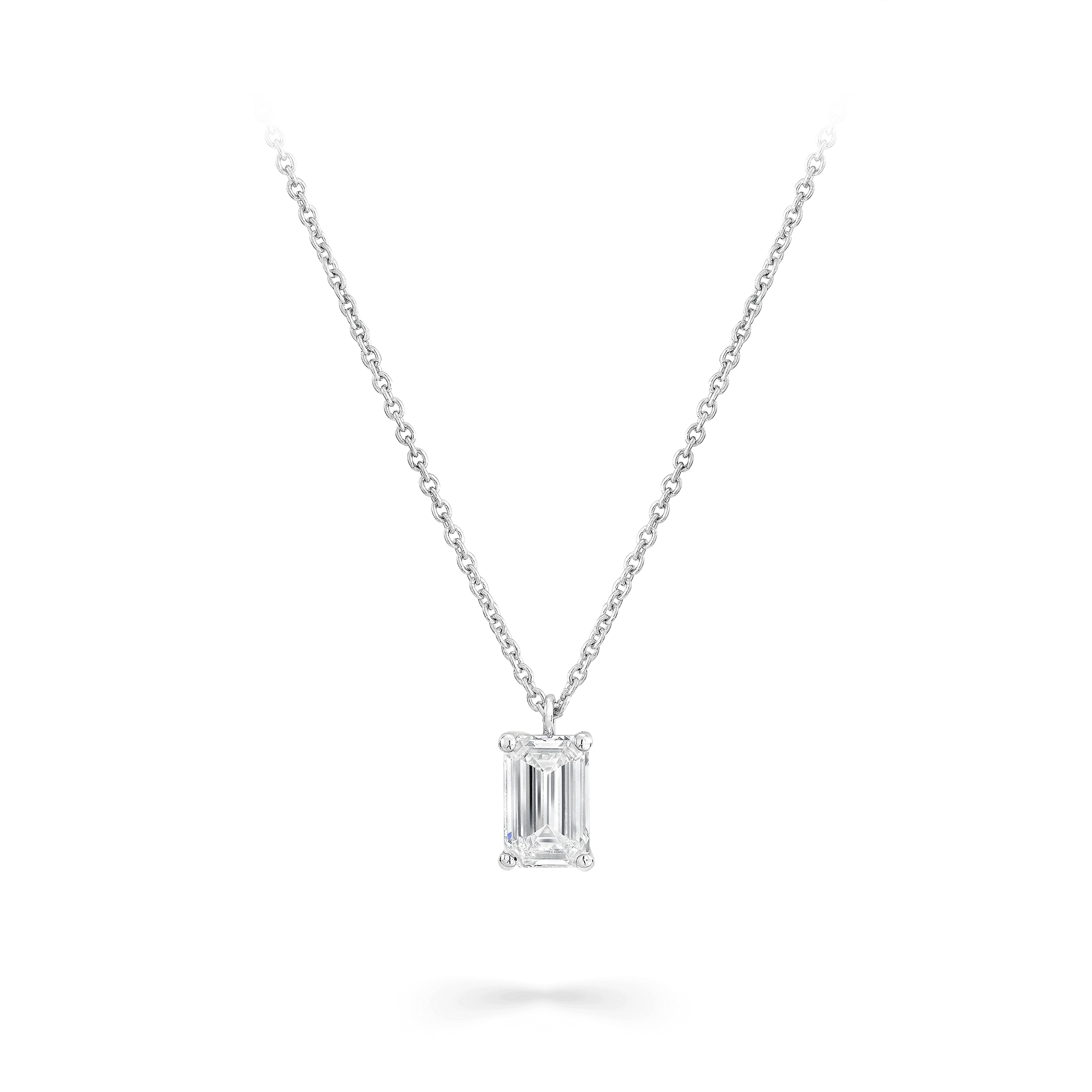 Emerald Diamond Necklace